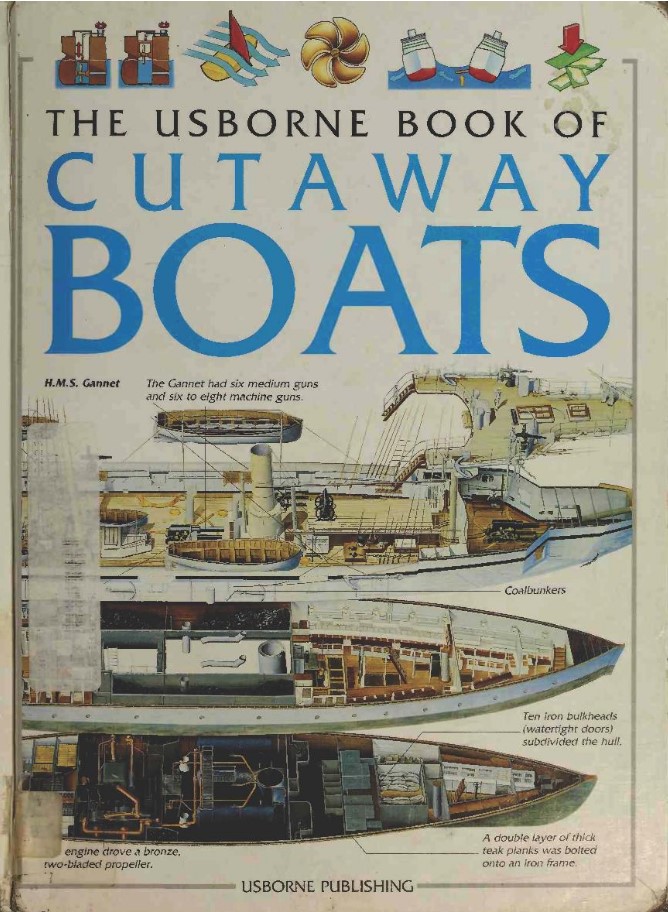 The Usborne Book Of Cutaway Boats Christopher Maynard