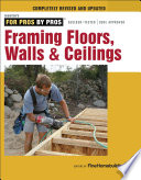 For Pros By Pros Framing Floors Walls Ceilings Scan Pdf Fine Homebuilding
