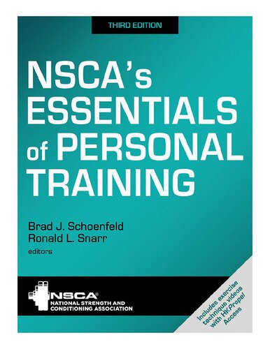 Nscas Essentials Of Personal Training Brad J Schoenfeld Nsca National Strength Conditioning Association