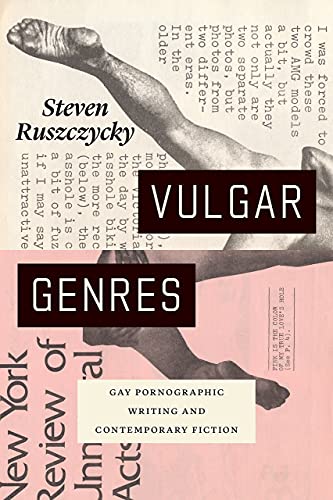 Vulgar Genres Gay Pornographic Writing And Contemporary Fiction 1st Edition Steven Ruszczycky