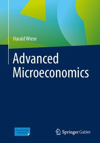 Advanced Microeconomics Harald Wiese