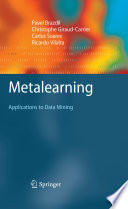 Metalearning Pavel Brazdil Christophe Giraud Carrier Carlos Soares