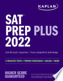 Sat Prep Plus 2022 Kaplan Test Prep