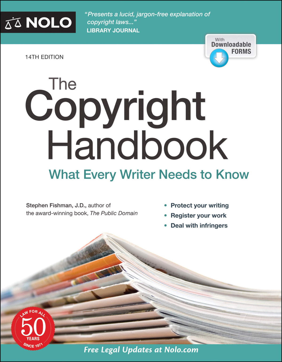 Copyright Handbook The What Every Writer Needs To Know 14th Edition Stephen Fishman