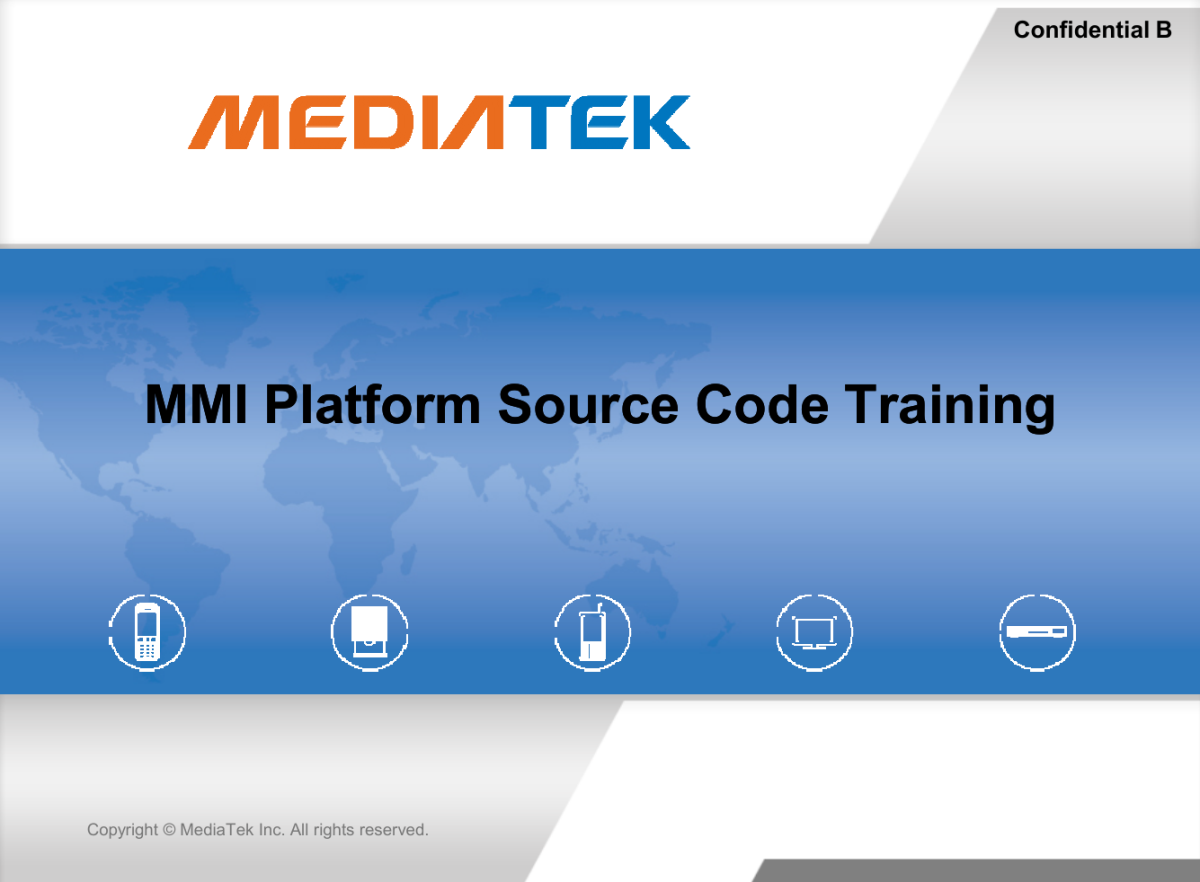Mediatek Mmi Training Materials Archive File None Provided