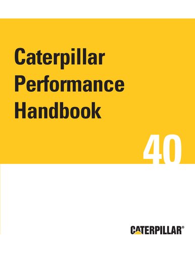 Caterpillar Performance Handbook 40th Edition Caterpillar