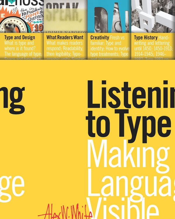 Listening To Type Making Language Visible Alex W White