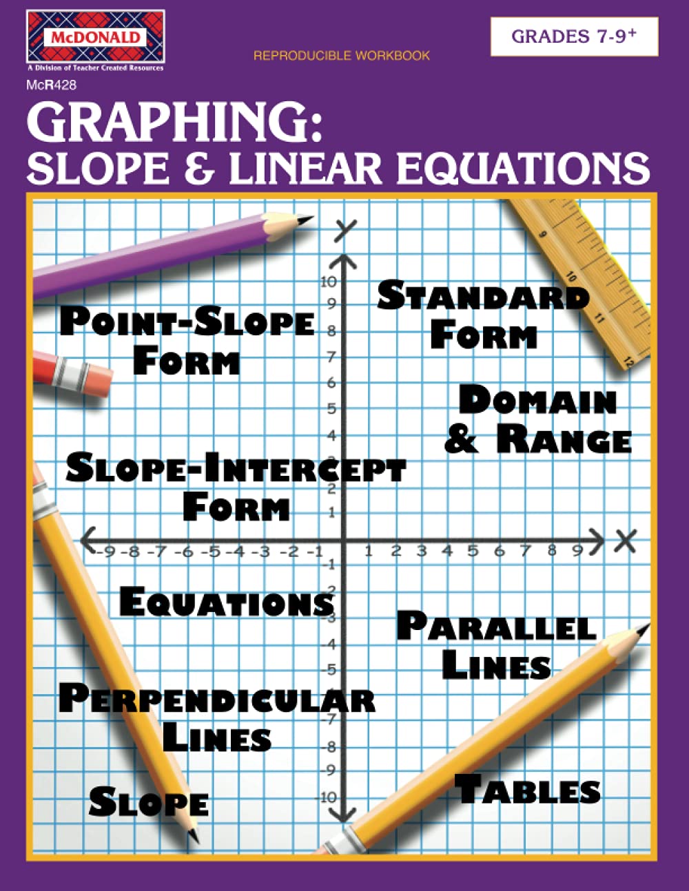 Graphing Slope Linear Equations Reproducible Workbook Tcr Staff