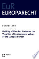 Liability Of Member States For The Violation Of Fundamental Values Of The European Union Armin Hatje