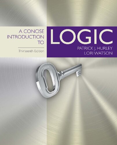 A Concise Introduction To Logic 13th Edition Patrick J Hurley