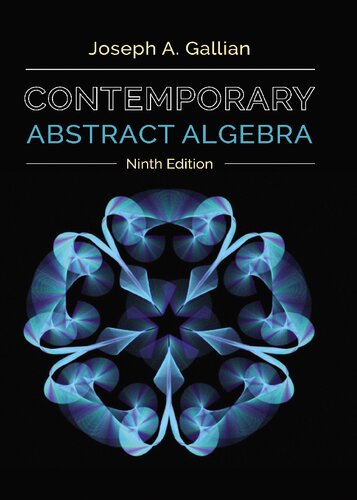 Contemporary Abstract Algebra 9th Edition Joseph A Gallian