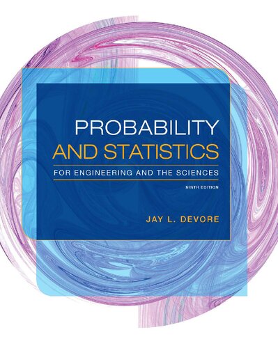 Probability And Statistics For Engineering And The Sciences 9th Edition Devore Jl