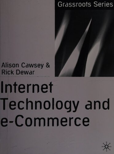 Internet Technology And Ecommerce 1st Edition Alison Cawsey