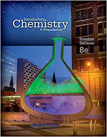 Lab Manual For Zumdahldecostes Introductory Chemistry A Foundation 8th 8th Edition Little