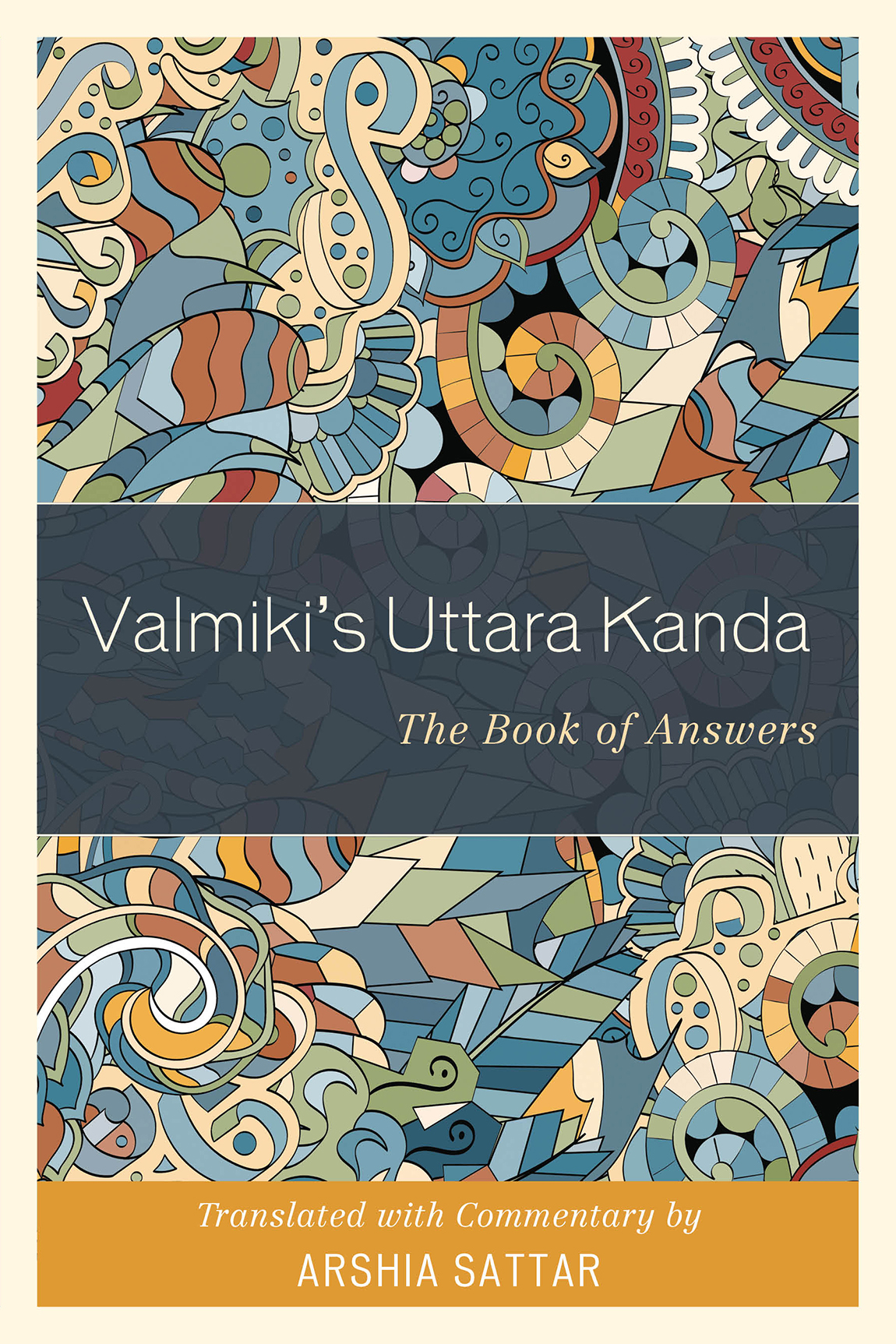 Valmikis Uttara Kanda Valmiki Sattar Arshia