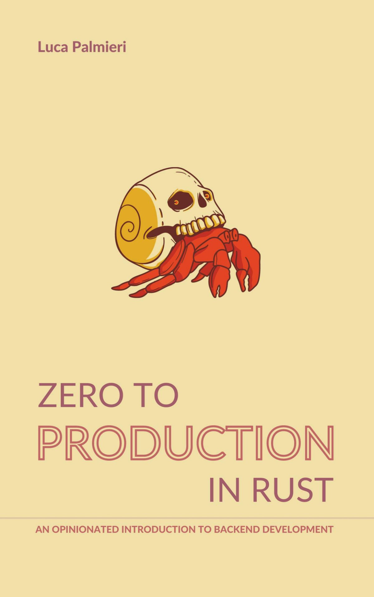 Zero To Production In Rust An Opinionated Introduction To Backend Development Luca Palmieri