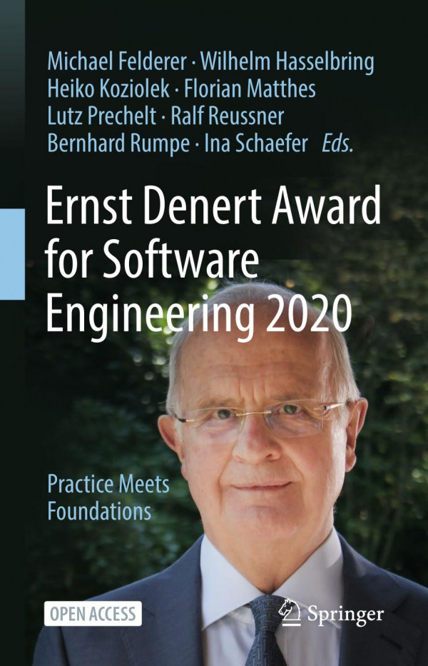 Ernst Denert Award For Software Engineering 2020 Michael Felderer