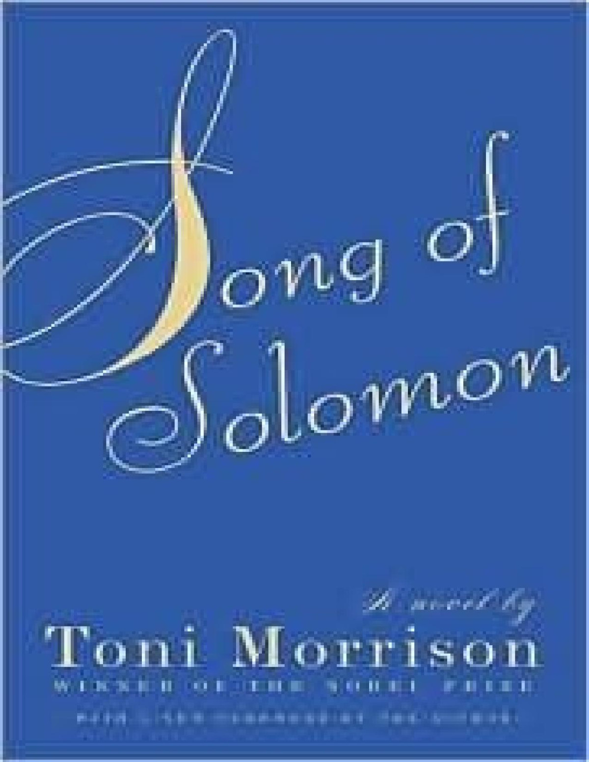 Song Of Solomon Toni Morrison