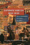London Voices 18201840 Vocal Performers Practices Histories Roger Parker Susan Rutherford Eds