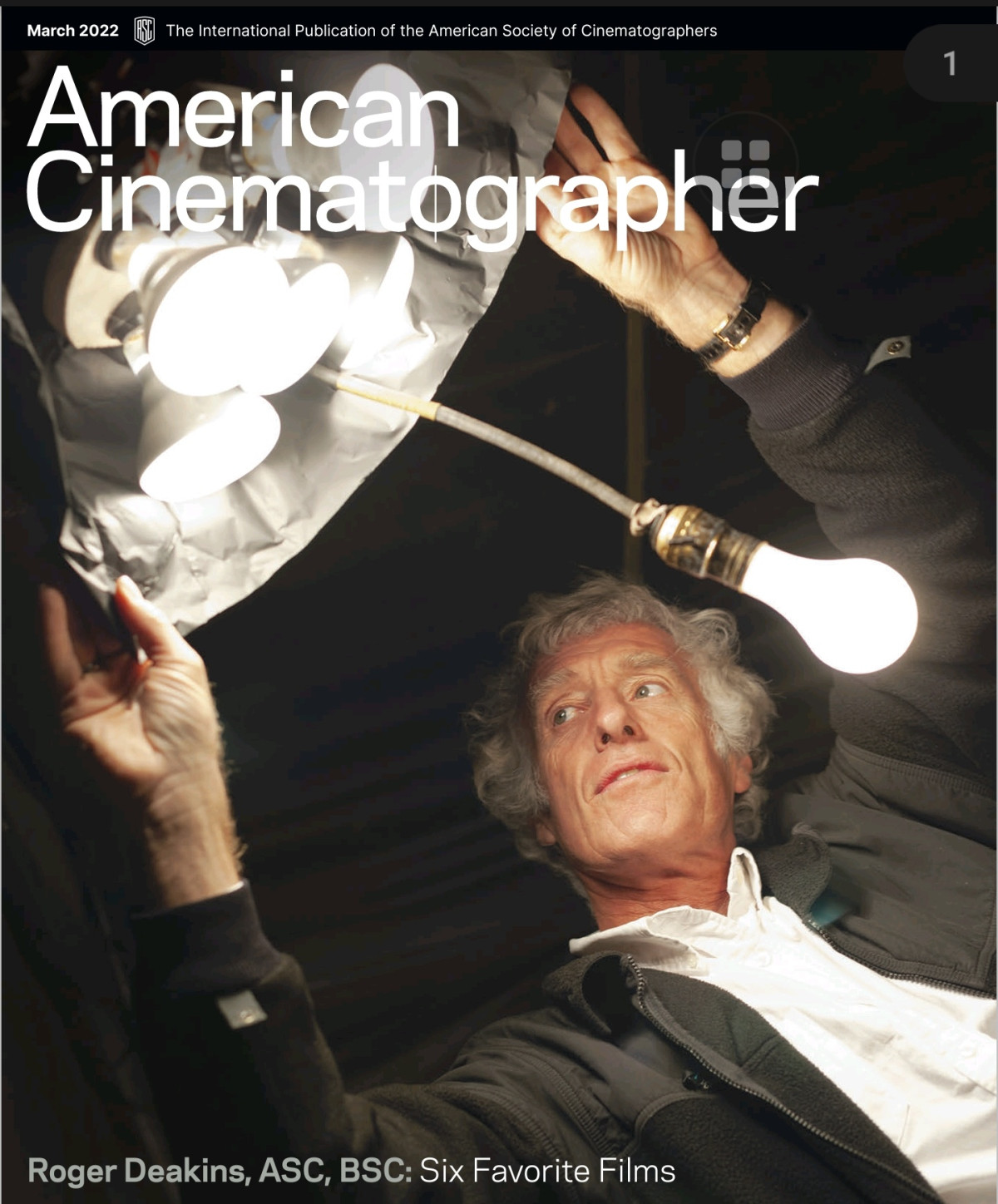 American Cinematographer Magazine March 2022 3rd Edition Various