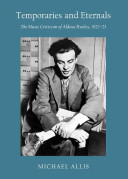 Temporaries And Eternals The Music Criticism Of Aldous Huxley 192223 Michael Allis Aldous Huxley