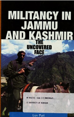 Militancy In Jammu And Kashmir The Uncovered Face Luv Puri