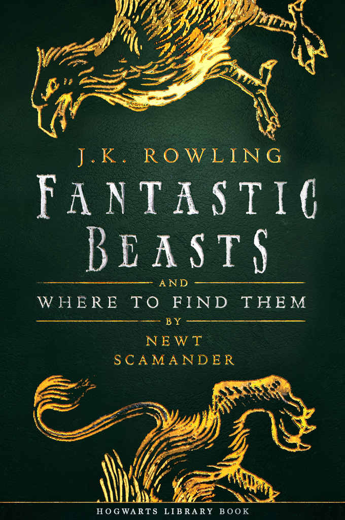 Fantastic Beasts And Where To Find Them Hogwarts Library Book Jk Rowling Newt Scamander