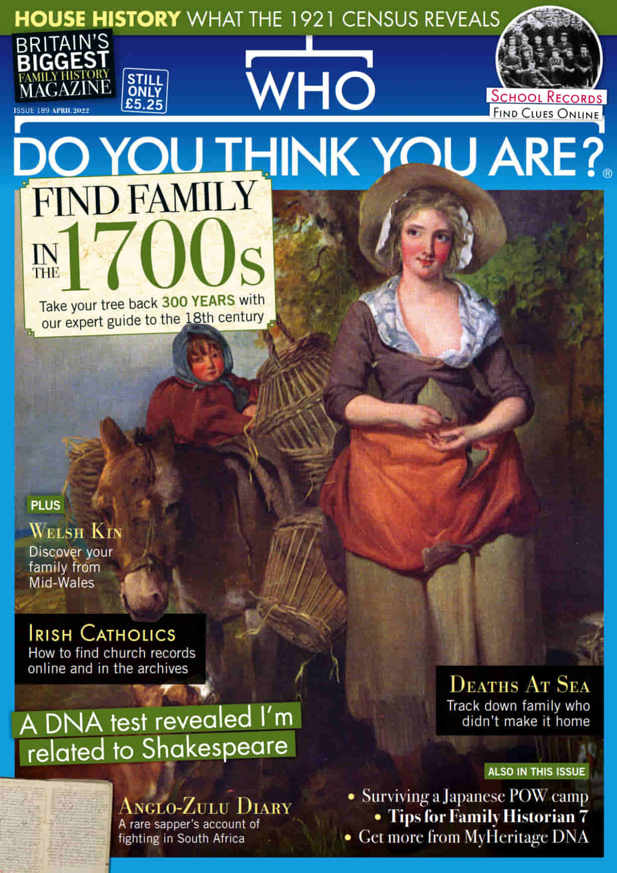 Who Do You Think You Are Magazine No 189 April 2022 Sarah Williams Ed