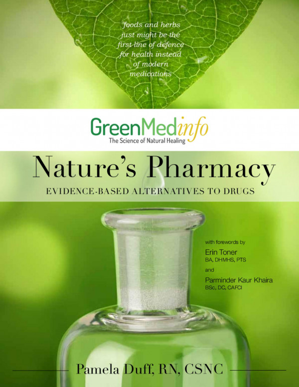 Natures Pharmacy Evidencebased Alternatives To Drugs Greenmedinfo Science Of Natural Healing Pamela Duff