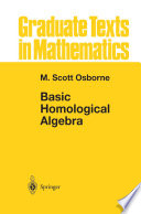 Basic Homological Algebra M Scott Osborne