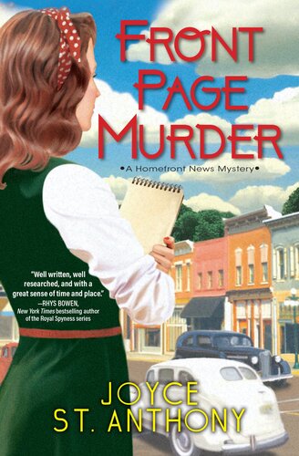 Front Page Murder Joyce St Anthony