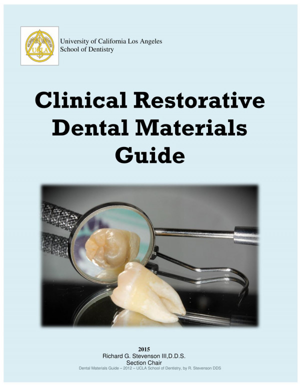 A Clinical Guide To Applied Dental Materials 1st Edition Bonsor Bdshons Msc Fhea