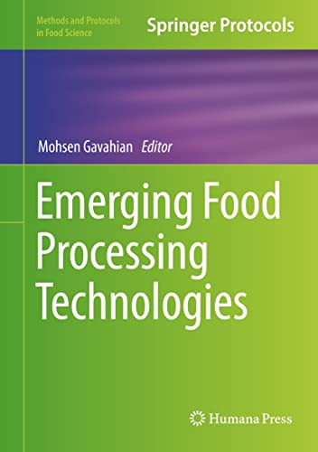 Emerging Food Processing Technologies Mohsen Gavahian