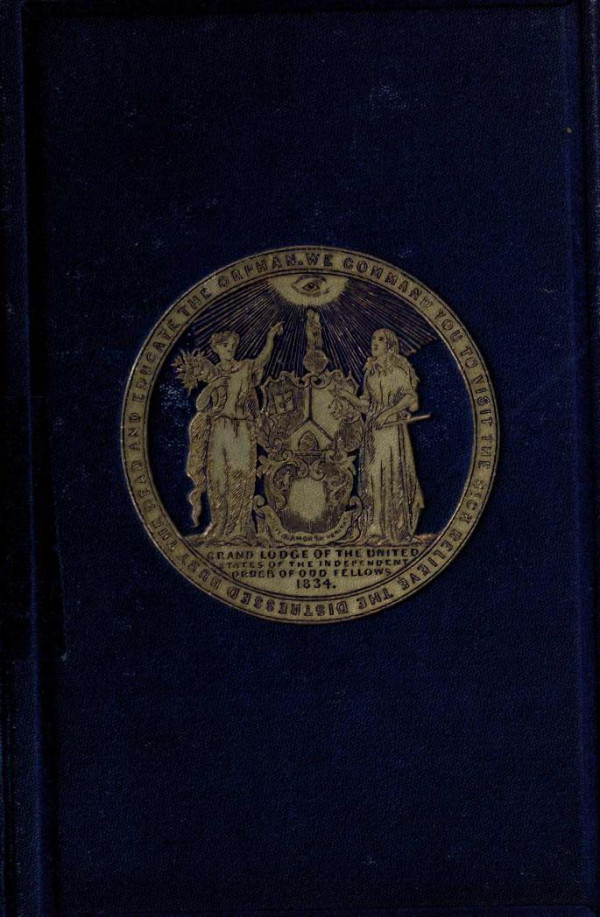 Oddfellows Improved Manual 1st Edition Aaron Burt Grosh