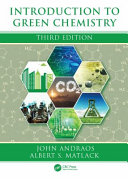 Introduction To Green Chemistry 3rd Edition Andraos John Matlack
