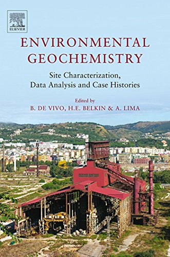 Environmental Geochemistry Data Analysis Site Characterization And Case History B De Vivo