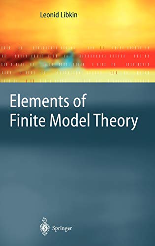 Elements Of Finite Model Theory Leonid Libkin
