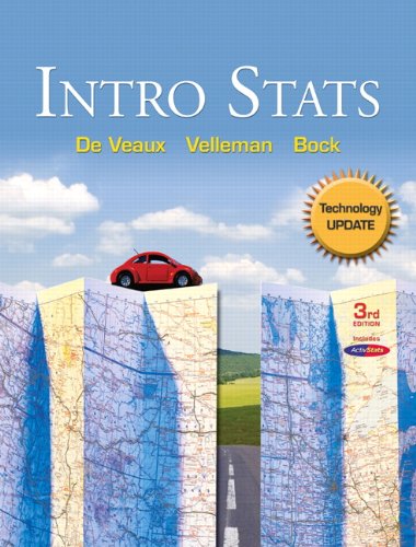 Intro Stats Technology Update 3rd Edition Richard D De Veaux