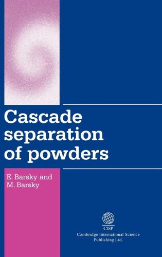 Cascade Separation Of Powders E Barsky M Barsky