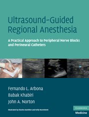 Ultrasoundguided Regional Anesthesia A Practical Approach To Peripheral Nerve Blocks And Perineural Catheters 1st Edition Fernando L Arbona Md