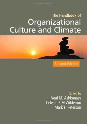The Handbook Of Organizational Culture And Climate Second Edition Neal Ashkanasy