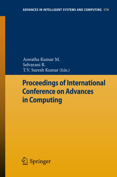 Proceedings Of International Conference On Advances In Computing 1st Edition Dharamendra Chouhan