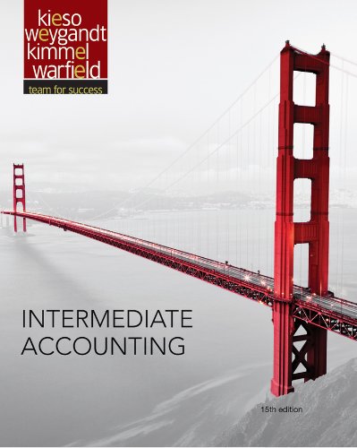 Intermediate Accounting 15th Edition Donald E Kieso Jerry J Weygandt
