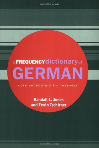 A Frequency Dictionary Of German Core Vocabulary For Learners New Ed Randall Jones