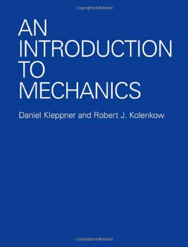 An Introduction To Mechanics Daniel Kleppner Robert J Kolenkow
