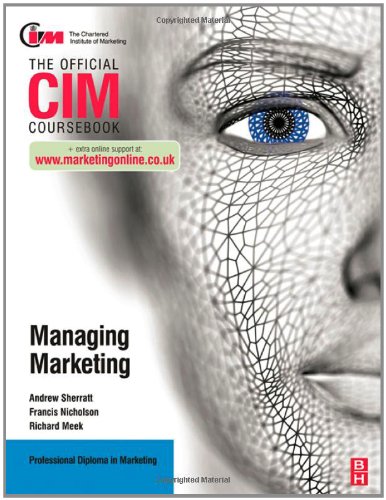 Cim Coursebook Managing Marketing Francis Nicholson Richard Meek