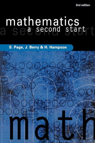 Mathematics A Second Start Second Edition S Page J Berry H Hampson