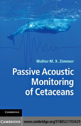 Passive Acoustic Monitoring Of Cetaceans First Walter Mx Zimmer