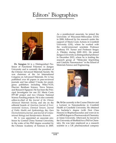 Molecularly Imprinted Sensors First Songjun Li Yi Ge Sergey A Piletsky