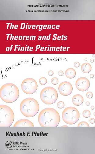 The Divergence Theorem And Sets Of Finite Perimeter Washek F Pfeffer